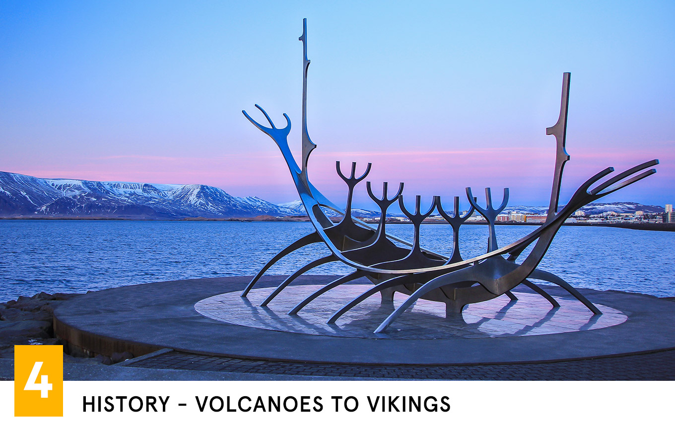History - Volcanoes to Vikings