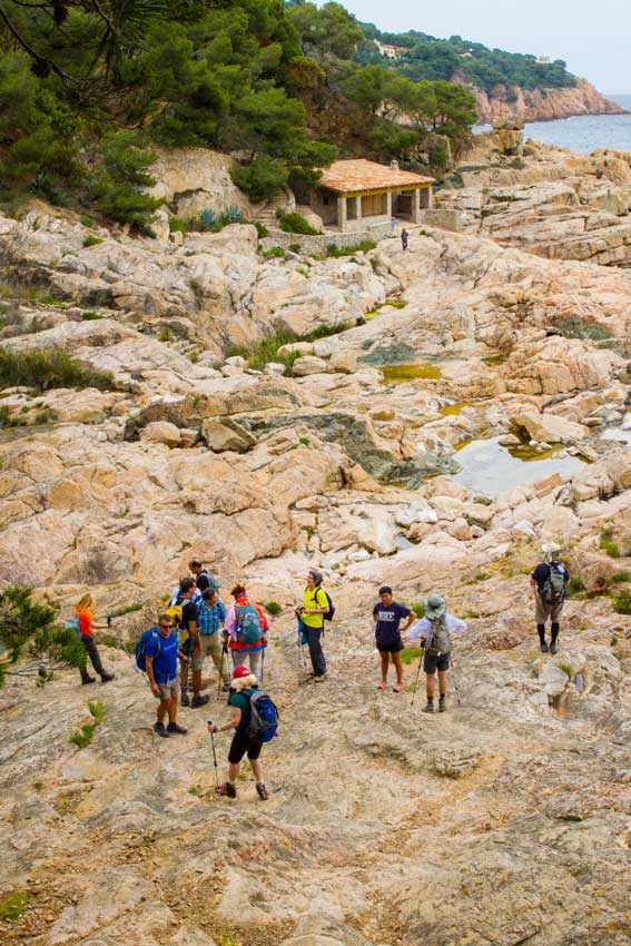 Backroads guests on the Cami de Ronda