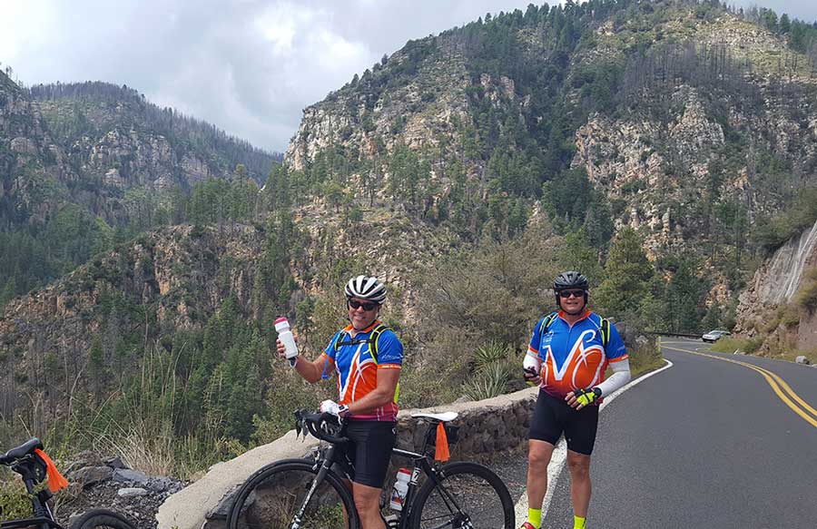 Biking Across America - Mountain Pass