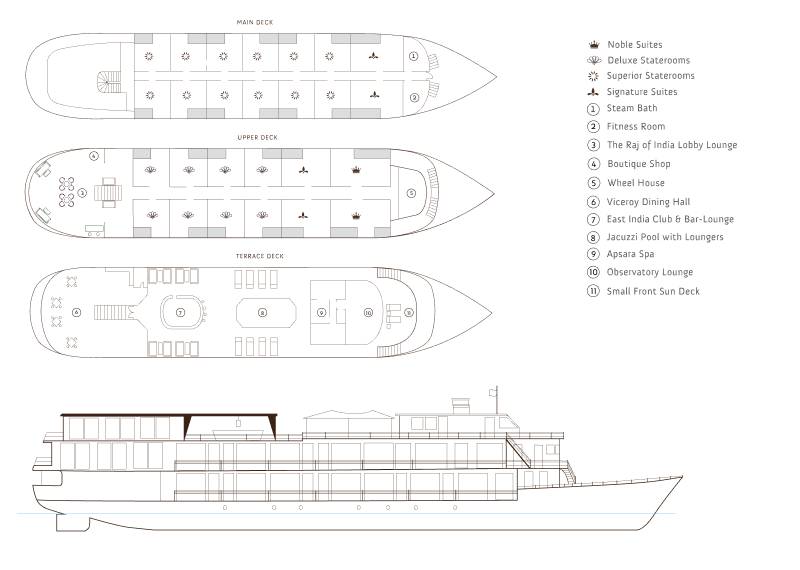 Jahan Heritage Line Deck Plans