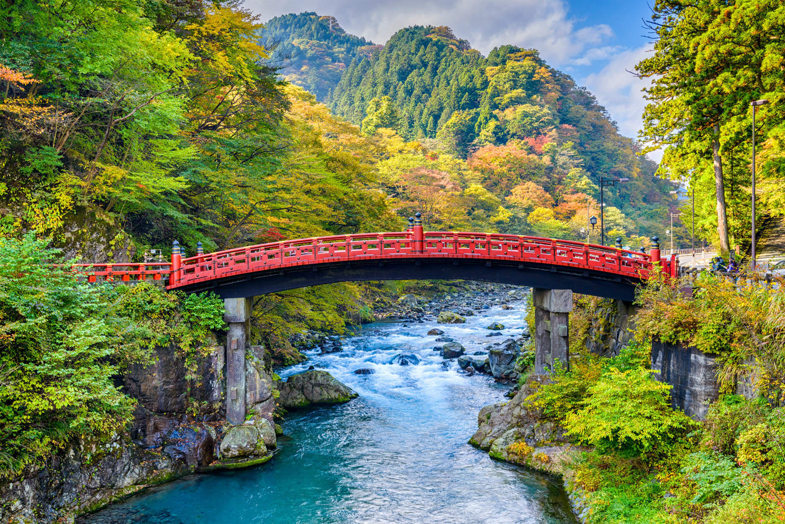 Bridge over a river