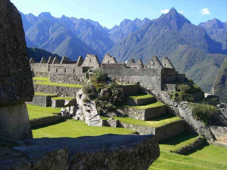 Machu Picchu, 7,970 feet above sea level