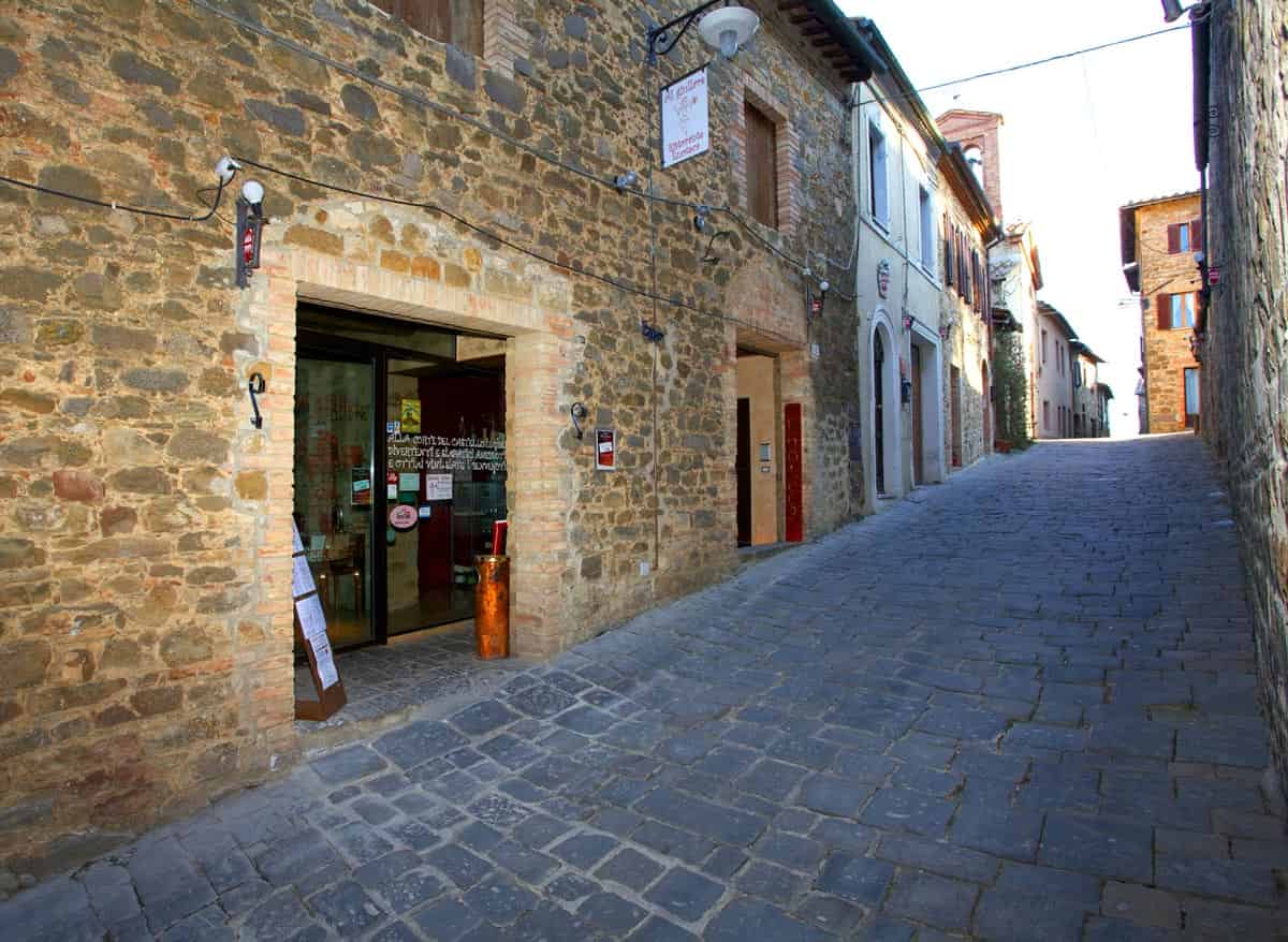 Al Giullare restaurant in Montalcino