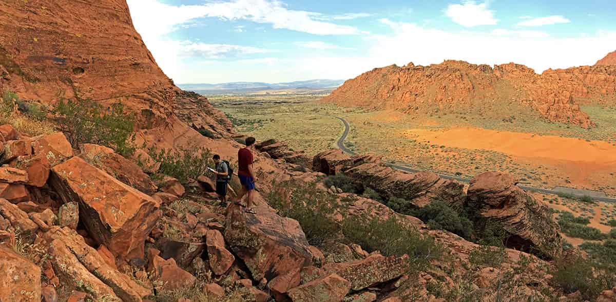 Searching for our first climb