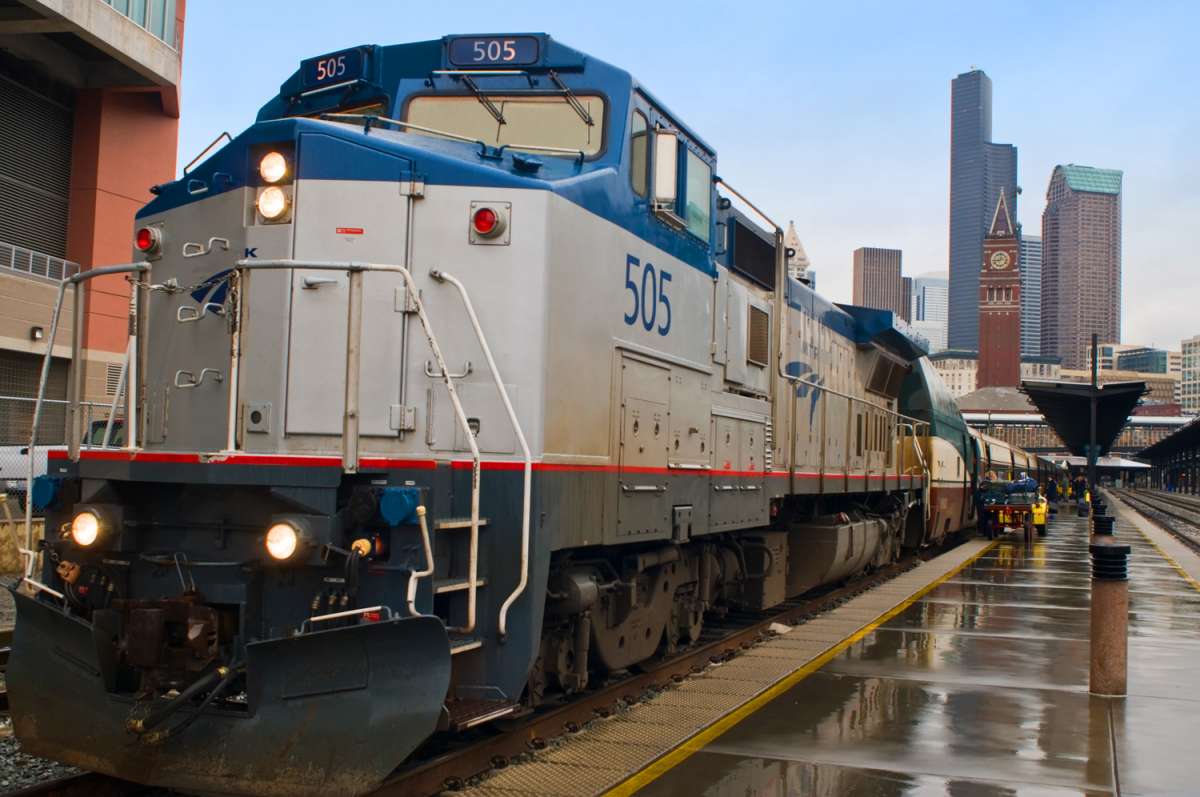 Amtrak King Street Station in Seattle