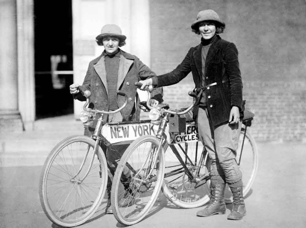 Women with Bicycles
