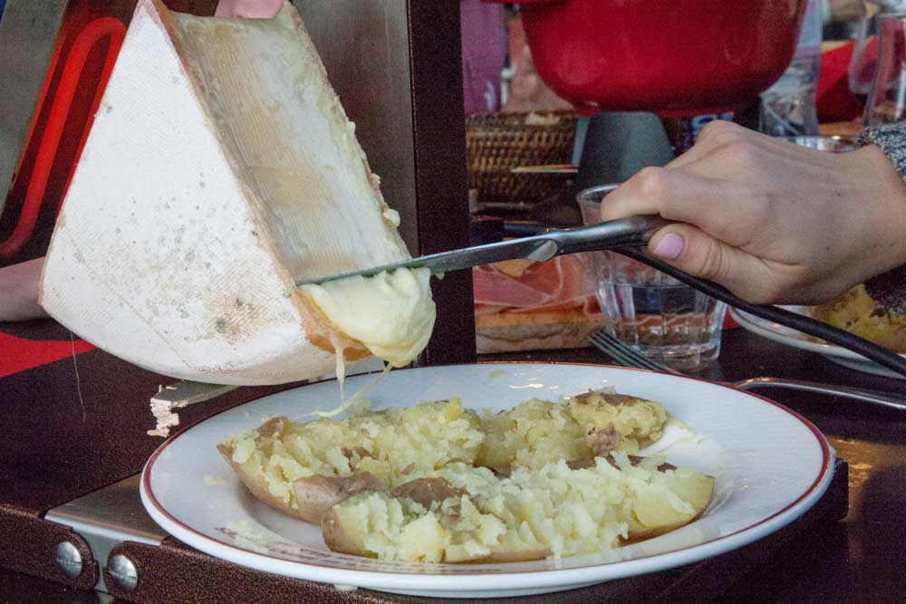 Cheese and potatoes