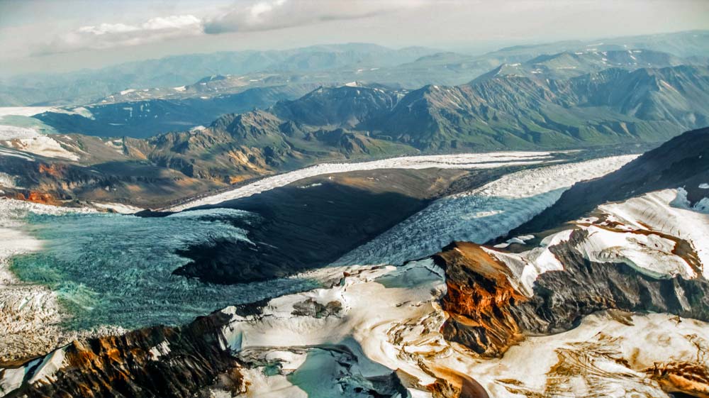 Wrangell St. Elias National Park in summer, Alaska