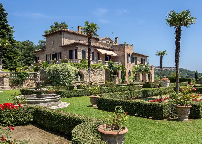 Exterior view of Villa Cattani Stuart