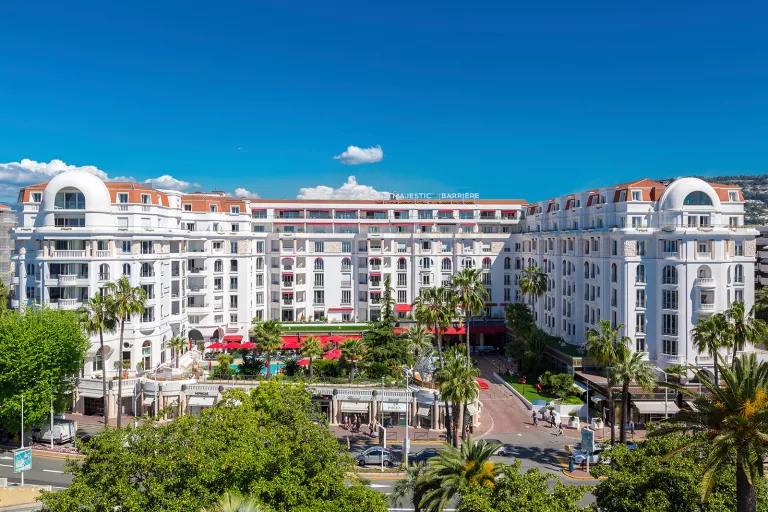 Exterior view of Hôtel Barrière Le Majestic