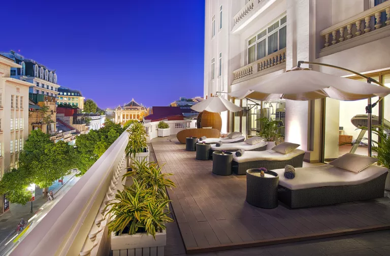 Exterior view of Hotel de l'Opera Hanoi
