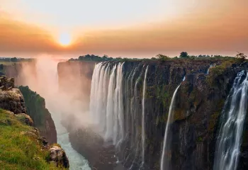 Vitoria Falls Sunset