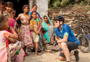 Tom Hale with Backroads in India