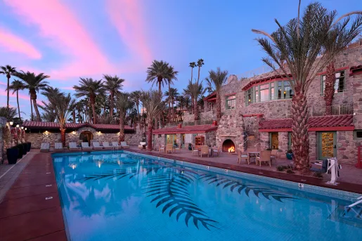 The pool at the Inn at Death Valley