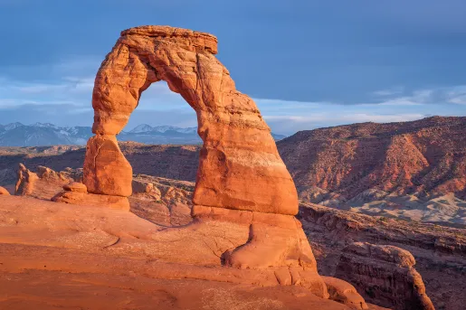 The famous Delicate Arch at Arches National Park, Utah