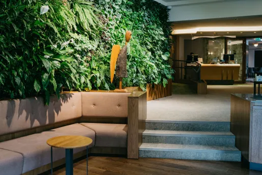 lobby of hotel