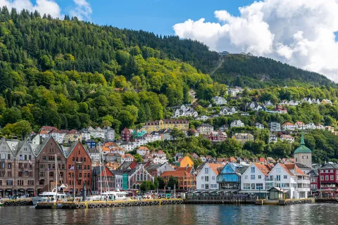 Coastal Town Fjord Norway