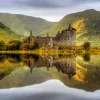 Castle ruins in scotland