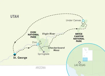 Bryce & Zion Glamping Multi-Adventure Tour