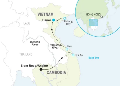 Cambodia map