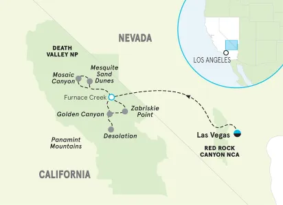 Death Valley Map