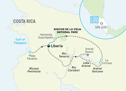 Costa Rica map