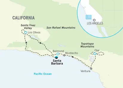 Southern California map